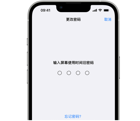 惠城iPhone屏幕维修分享iPhone屏幕使用时间密码忘记了怎么办 