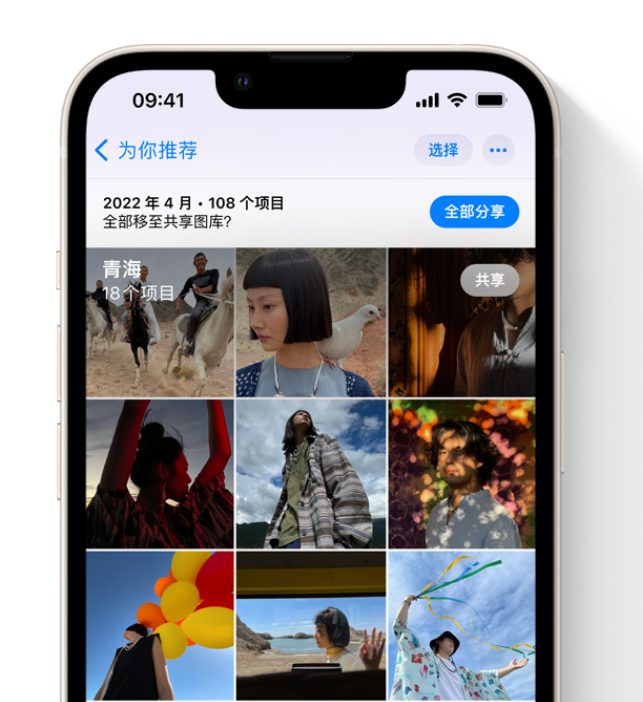 惠城苹果维修网点分享在 iPhone 上使用共享图库 