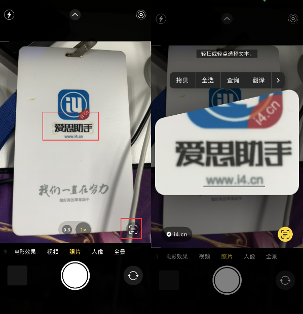 惠城苹果手机维修分享升级iOS 16后如何通过相机翻译文本 