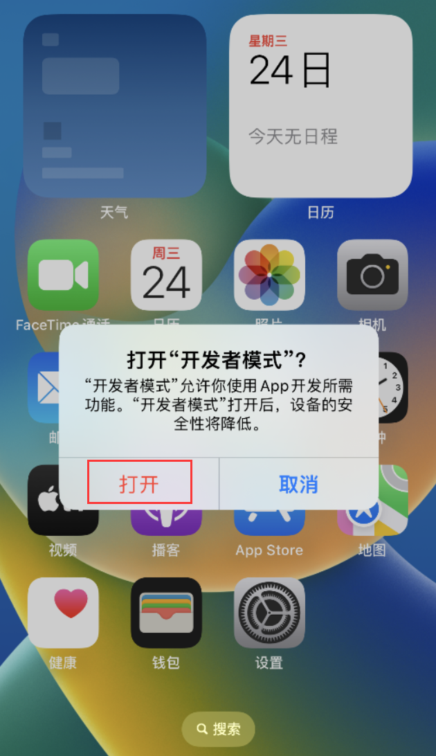 惠城苹果手机维修分享如何打开开发者模式 