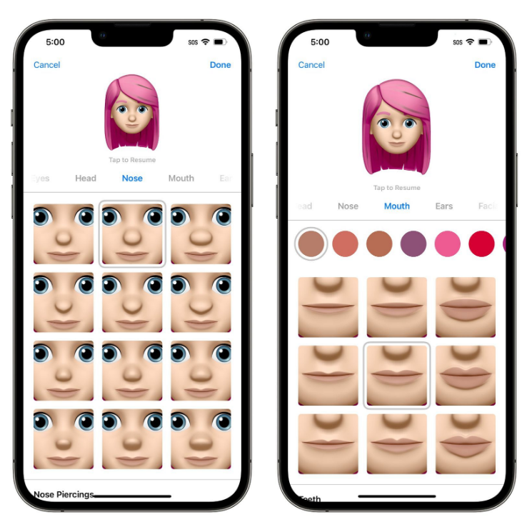 惠城苹果手机维修分享​iOS 16中的拟我表情有了哪些变化和升级 